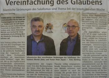 Bericht der WA über den Vortrag: Stark gegen Salafismus!