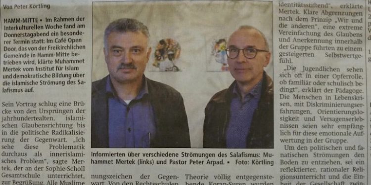 Bericht der WA über den Vortrag: Stark gegen Salafismus! Bericht der WA über den Vortrag: Stark gegen Salafismus!