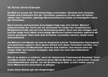 IS-Terror ohne Grenzen