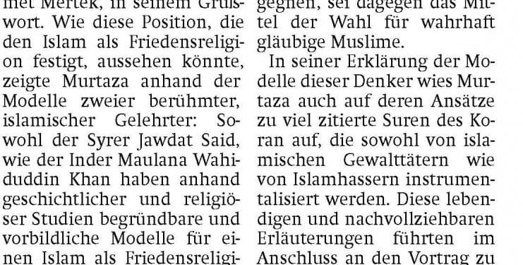 INID-Veranstaltung in der Presse